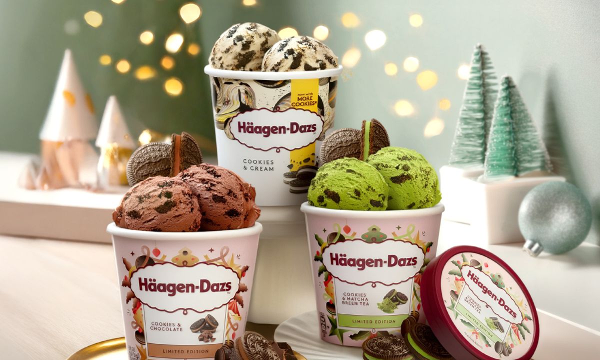 Häagen-Dazs™ Unveils Winter-Limited Cookies Ice Cream Collection