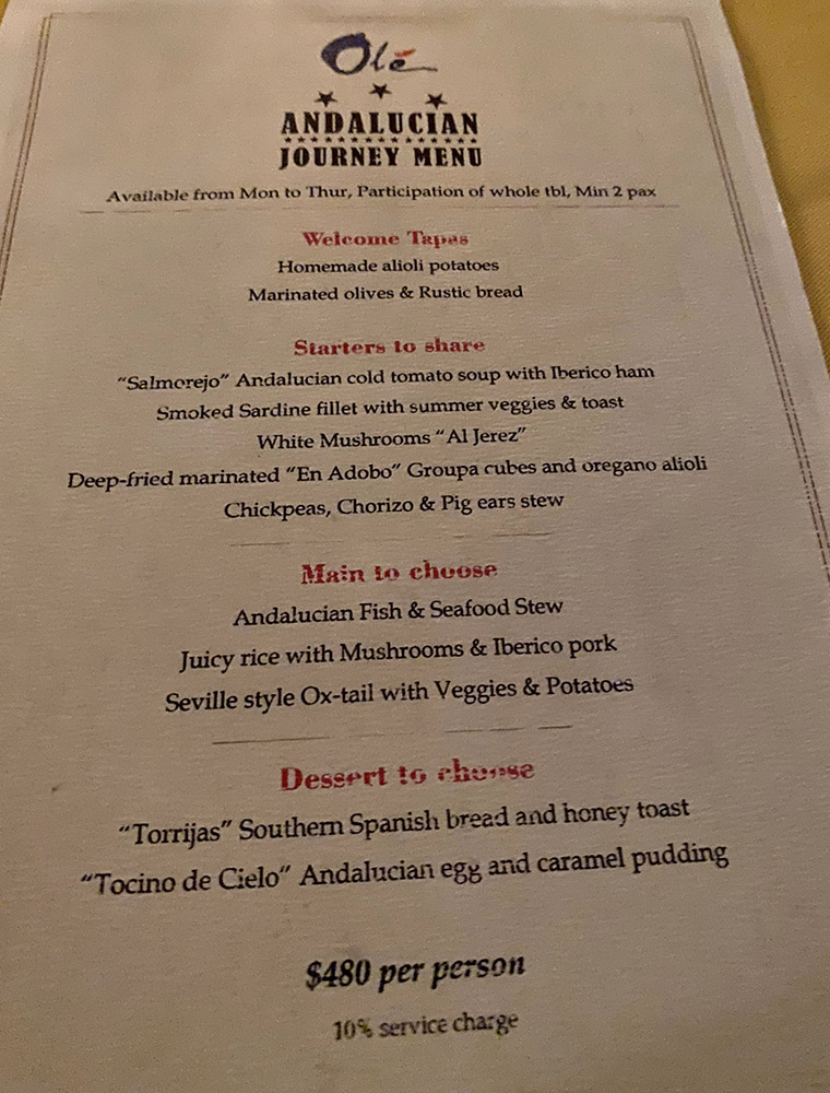 Experience the new 7 coursemenu by Ole based on different regions of